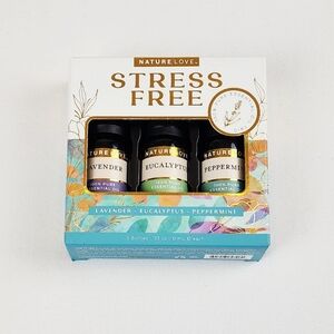 Nature Love Stress Free 100% Pure Essential Oils Set Of 3